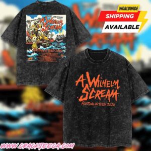 A Wilhelm Scream Australia Tour 2026 Tour Dates Washed Shirt