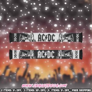 AC DC For Those About To Rock Christmas Ruffneck Scarf AC DC For Those About To Rock Christmas Ruffneck Scarf