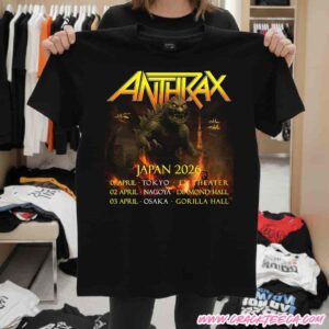 Anthrax Japan Tour 2026 Tour Dates Unisex T-Shirt