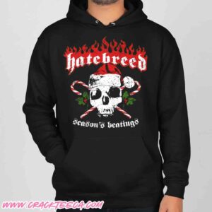 Hatebreed Seasons Beatings Christmas 2025 Pull Over Hoodie Shirt