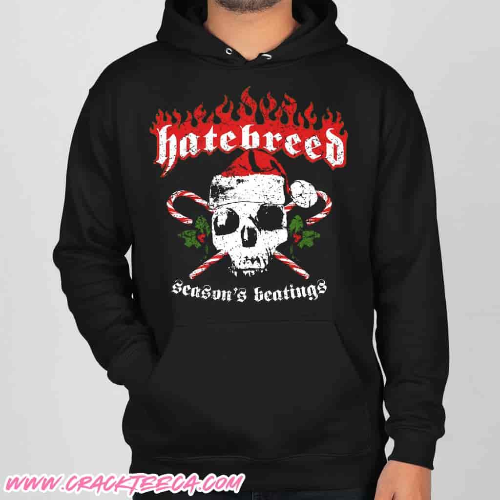 Hatebreed Seasons Beatings Christmas 2025 Pull Over Hoodie Shirt Hatebreed Seasons Beatings Christmas 2025 Pull Over Hoodie Shirt