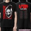 Ice Nine Kills A Work of Art Tour Europe UK 2025 Dates List Art The Clown Two Sided Merchandise T-Shirt