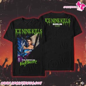 Ice Nine Kills Pop Up Store Berlin Germany 2025 A Work Of Art Tour Exclusive Items On December 2 Strictly Limited City T-Shirt