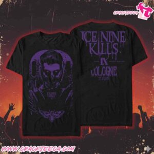 Ice Nine Kills Pop Up Store Cologne Germany 2025 A Work Of Art Tour Exclusive Items On November 27 Strictly Limited City T-Shirt