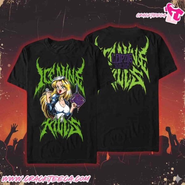 Ice Nine Kills Pop Up Store Leipzig Germany 2025 A Work Of Art Tour Exclusive Items On November 30 Strictly Limited City T-Shirt