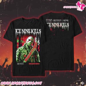 Ice Nine Kills Pop Up Store London UK 2025 A Work Of Art Tour Exclusive Items On December 12-14 Strictly Limited City T-Shirt