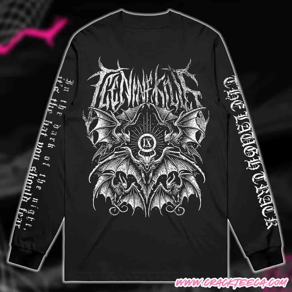 Ice Nine Kills The Laugh Tracks The Bat You Should Fear Long Sleeve Shirt Merchandise Ice Nine Kills The Laugh Tracks The Bat You Should Fear Long Sleeve Shirt Merchandise