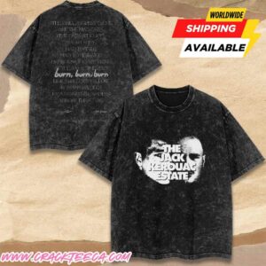 Jack Kerouac X Zach Bryan Limited Edition Kerouac Estate T-Shirt Merch In Lowell Ma 2025