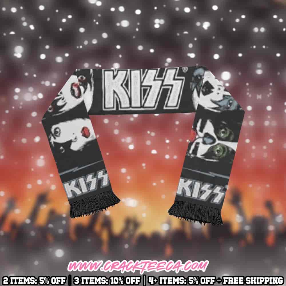 Kiss Band Christmas Ruffneck Scarf Kiss Band Christmas Ruffneck Scarf