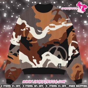 Linkin Park Holiday Sweater Camo Logo Ugly Sweater For Family Memories And Xmas Gift