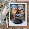 Megadeth Canada Tour 2026 With Anthrax And Exodus Band Tour Dates Home Decor Poster Canvas