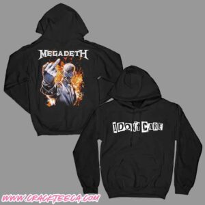 Megadeth Ransom Note I Don’t Care Album Release 2025 Pull Over Hoodie Shirt