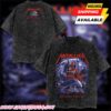 Metallica M72 Adelaide Australia 2025 Merchandise Infernal Sound Machine Exclusive Washed Shirt At Adelaide Oval On November 5 Washed Tee Shirt