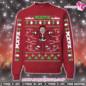 MxPx Px Santa Ugly Christmas Sweater For Fans And Family