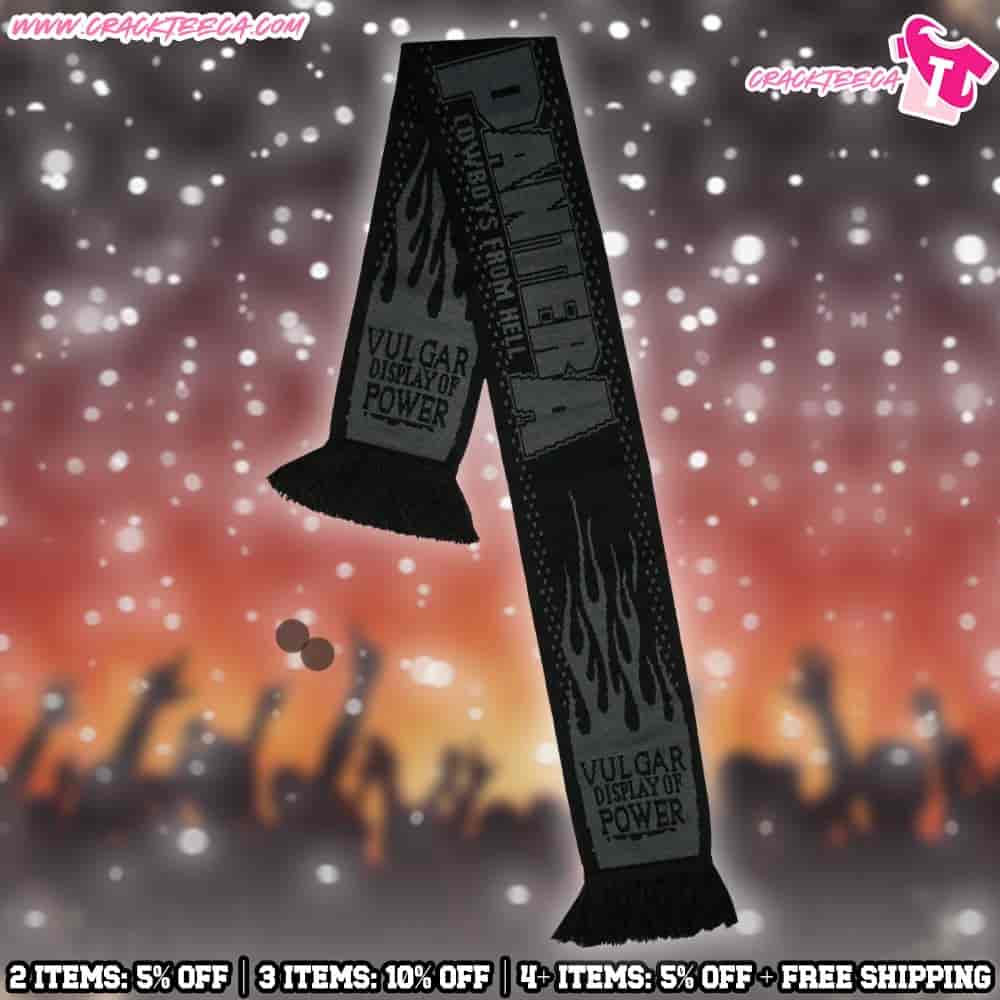 Pantera Cowboy From Hell 2025 Christmas Ruffneck Scarf Pantera Cowboy From Hell 2025 Christmas Ruffneck Scarf