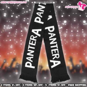 Pantera Logo Repeat Christmas Ruffneck Scarf