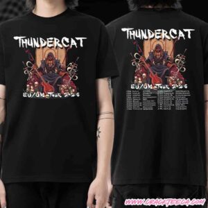 Thundercat EU UK Tour 2026 Tour Dates Two Sided Unisex T-Shirt