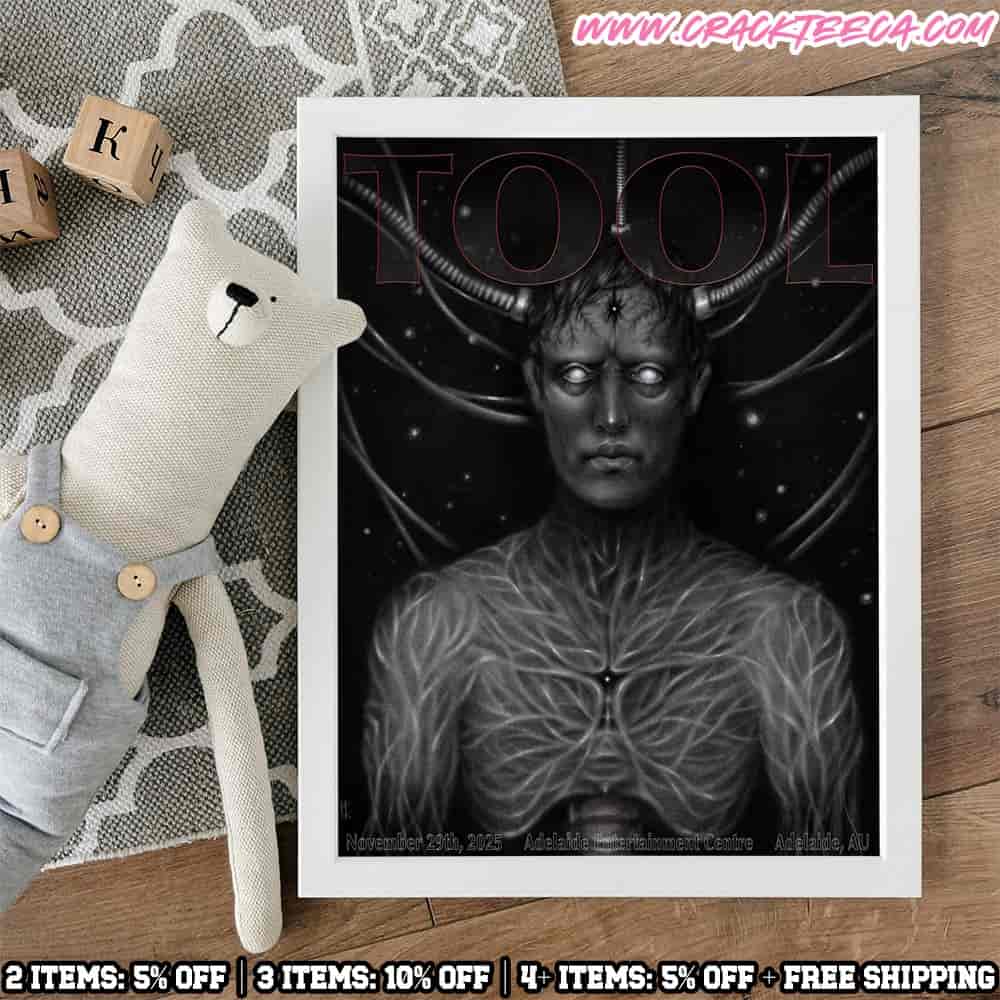 Tool Adelaide Australia 2025 Concert Poster Night 2 At Adelaide Entertainment Centre On November 29th Home Decor Poster Canvas Tool Adelaide Australia 2025 Concert Poster Night 2 At Adelaide Entertainment Centre On November 29th Home Decor Poster Canvas