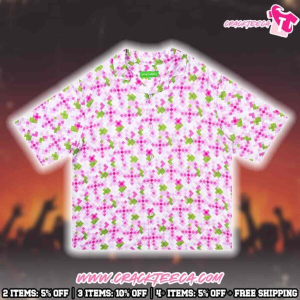 Very Cool X Minecraft Merchandise Blossom Summer Hawaiian Shirt And Beach Short