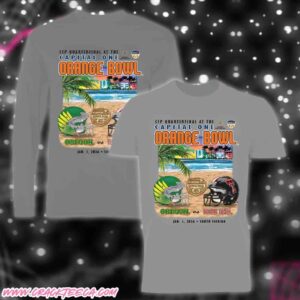 2026 One Orange Bowl Texas Tech Red Raiders CFP Quaterfinals Capital At Hard Rock Stadium South Florida January 1 Long Sleeve T-Shirt