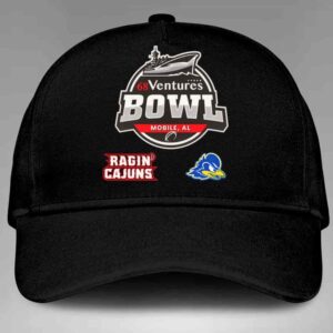 68 Ventures Bowl 2025 Hat-Cap Louisiana Ragin Cajuns Vs Delaware Blue Hens On December 17th At Hancock Whitney Stadium In Mobile Ala