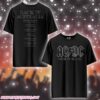 ACDC PWR Up Tour Dates Australia 2025 Short Sleeve T-Shirt Merchandise