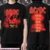 ACDC PWR Up Tour Dates Australia 2025 Back In Black T-Shirt Merchandise ACDC PWR Up Tour Dates Australia 2025 Back In Black T-Shirt Merchandise