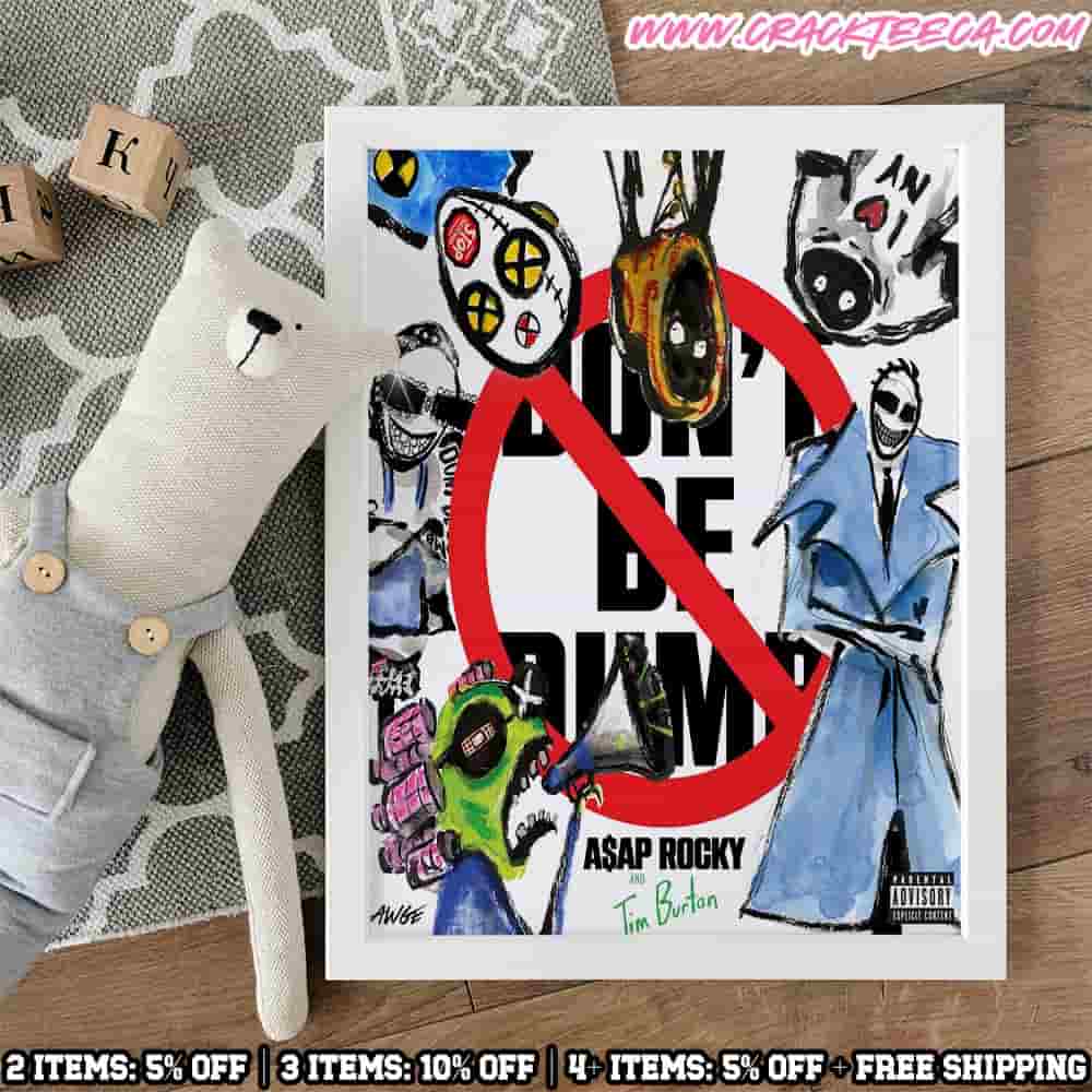 ASAP Rocky Don’t Be Dumb Album Official Cover Art Home Decor Poster Canvas ASAP Rocky Don’t Be Dumb Album Official Cover Art Home Decor Poster Canvas