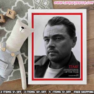 Actor Leonardo DiCaprio Is Time’s 2025 Entertainer Of The Year December 29 Home Decor Poster Canvas