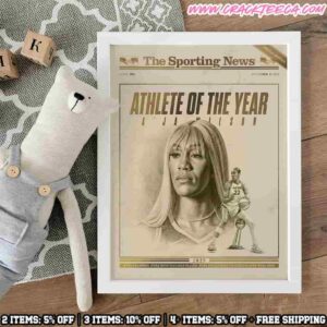 A’ja Wilson Is The Sporting News December 16 2025 Female A’thlete Of The Year Home Decor Poster Canvas
