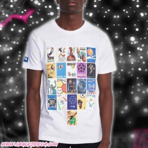 All FIFA World Cup Posters Year By Year 2026 Unisex T-Shirt
