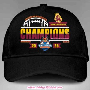 Arizona State Sun Devils 2025 Tony the Tiger Sun Bowl Champions Classic Hat-Cap