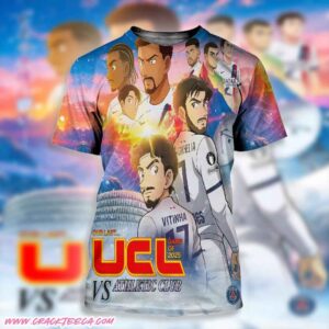 Athletic Bilbao Vs PSG UEFA Champions League 2025 Our Last Game Anime Japan Version All Over Print Shirt