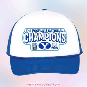 BYU Cougars 2025 Pop-Tarts Bowl Champions Trucker Hat-Cap
