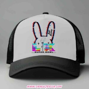 Bad Bunny X Super Bowl LX Official Logo Rainbow Trucker Hat