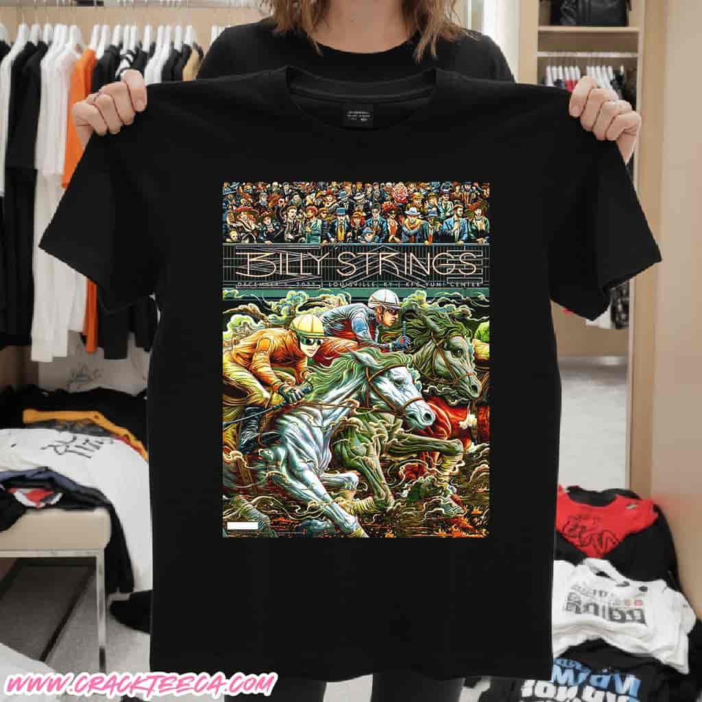 Billy Strings Louisville Kentucky 2025 Night 1 Poster At KFC Yum Center On December 5 Art By Miles Tsang T-Shirt Billy Strings Louisville Kentucky 2025 Night 1 Poster At KFC Yum Center On December 5 Art By Miles Tsang T-Shirt