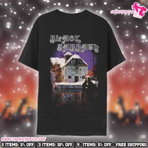Black Sabbath Self-Titled Holiday T-Shirt Christmas 2025 For Fans And Family