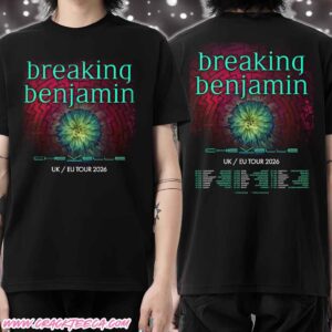 Breaking Benjamin UK EU Tour Dates 2026 T-Shirt Merchandise