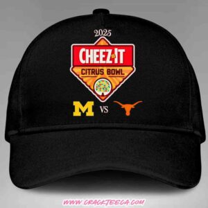 Cheez-IT Citrus Bowl 2025 Michigan Wolverines Vs Texas Longhorns On December 31 Hat-Cap