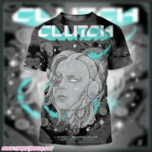 Clutch London United King Dom 2025 Concert Poster At Roundhouse On December 20 All Over Print Shirt