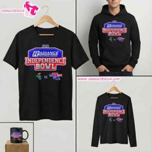 Coastal Carolina Chanticleers Vs Louisiana Tech Bulldogs December 30 Radiance Technologies Independence Bowl 2025 T-Shirt