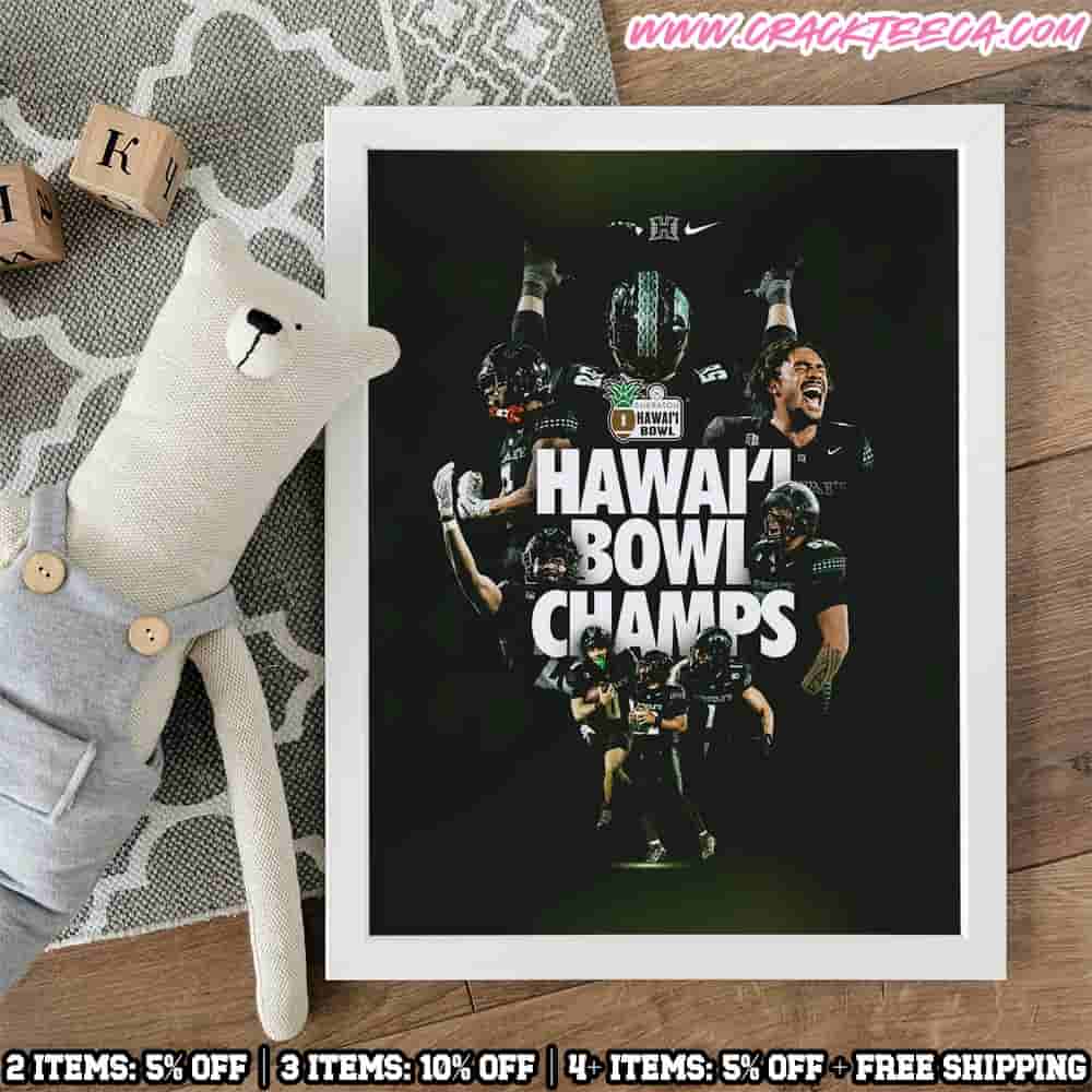 Congrats Hawaii Rainbow Warriors football Champions Sheraton Hawaiʻi Bowl 2025 Home Decor Poster Canvas Congrats Hawaii Rainbow Warriors football Champions Sheraton Hawaiʻi Bowl 2025 Home Decor Poster Canvas