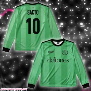 Deftones X Goal Projects Sacto Number 10 All Over Print Long Sleeve Shirt Merchandise
