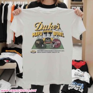 Duke’s Mayo Bowl 2026 Wake Forest Demon Deacons Vs Mississippi State Bulldogs On January 2 T-Shirt