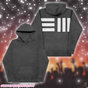 Eminem X JW III w 3m Reflective Ink Pull Over Hoodie Shirt