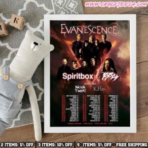 Evanescence World Tour 2026 Home Decor Poster Canvas