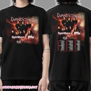 Evanescence World Tour 2026 T-Shirt Merchandise