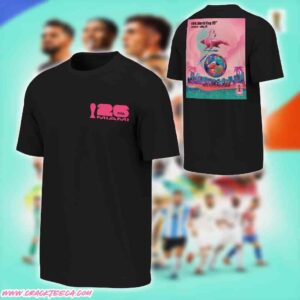 FIFA 2026 World Cup Miami Poster Black Unisex T-Shirt