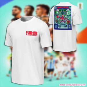 FIFA 2026 World Cup Monterrey Poster White T-Shirt Unisex