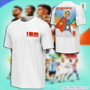 FIFA 2026 World Cup San Francisco Bay Area Poster White T-Shirt Unisex